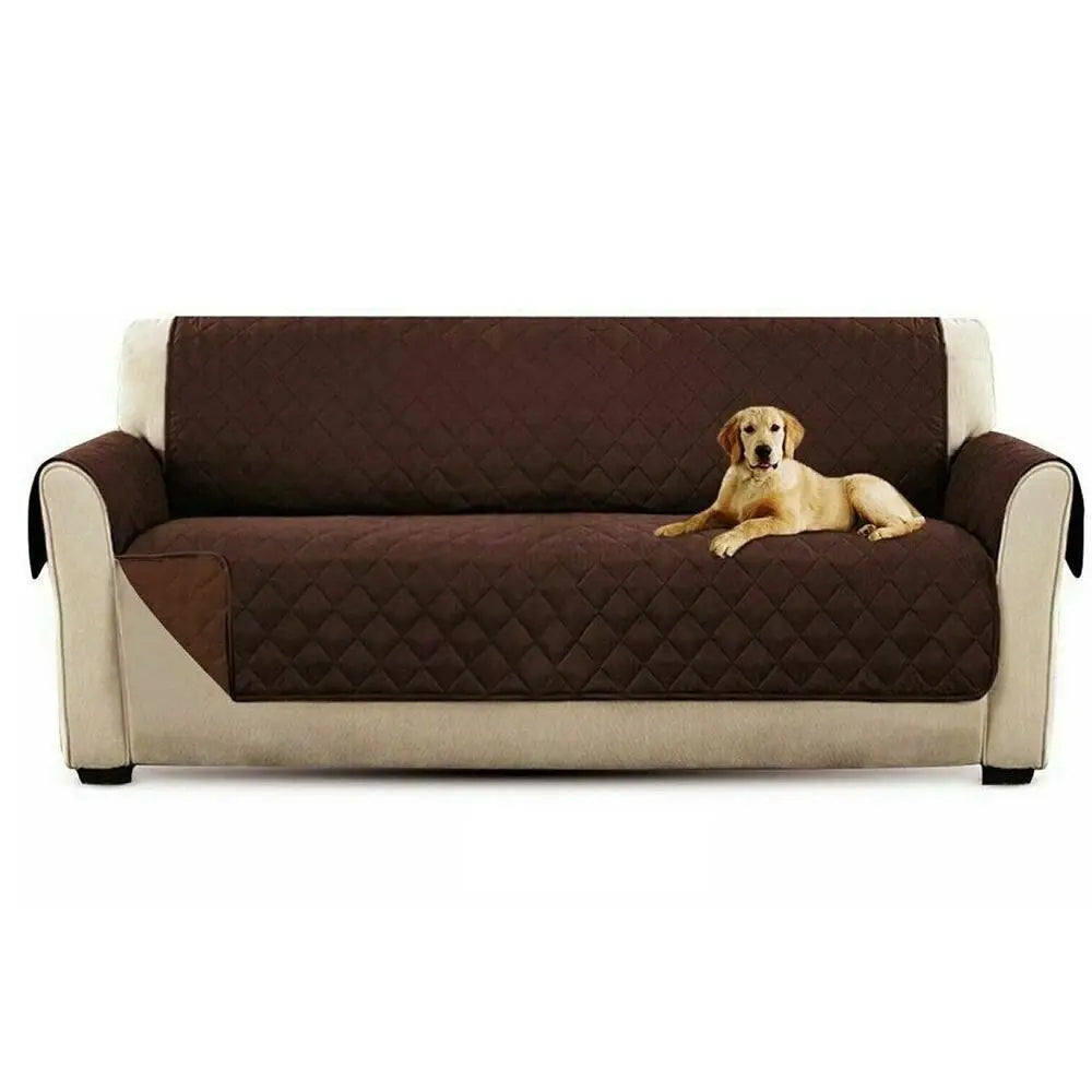 Waterproof Quilted Sofa Cover – Pet & Kid-Proof Couch Slipcover for 1, 2 & 3 Seat Sofas