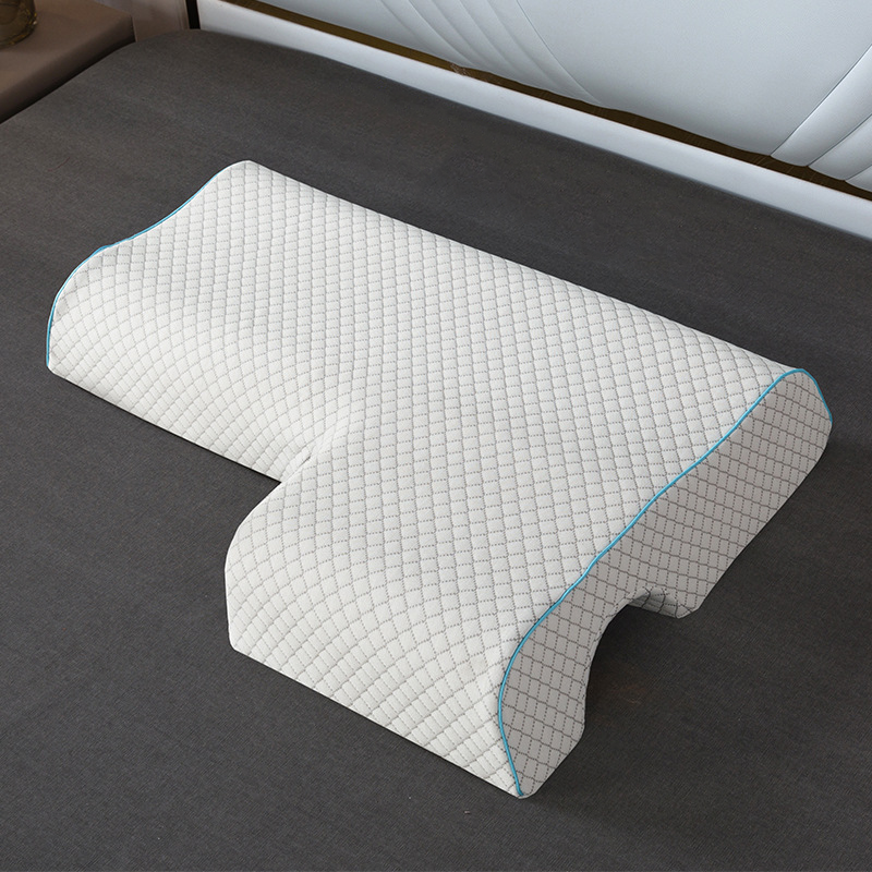 Couples Memory Foam Pillow | Arched Side Sleeper Cuddle Pillow