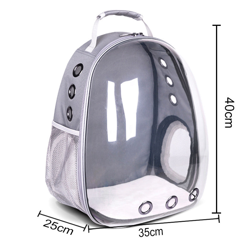 Transparent Capsule Cat Carrier Backpack – Breathable, Durable & Stylish | 8 Colors | Travel Pet Bag
