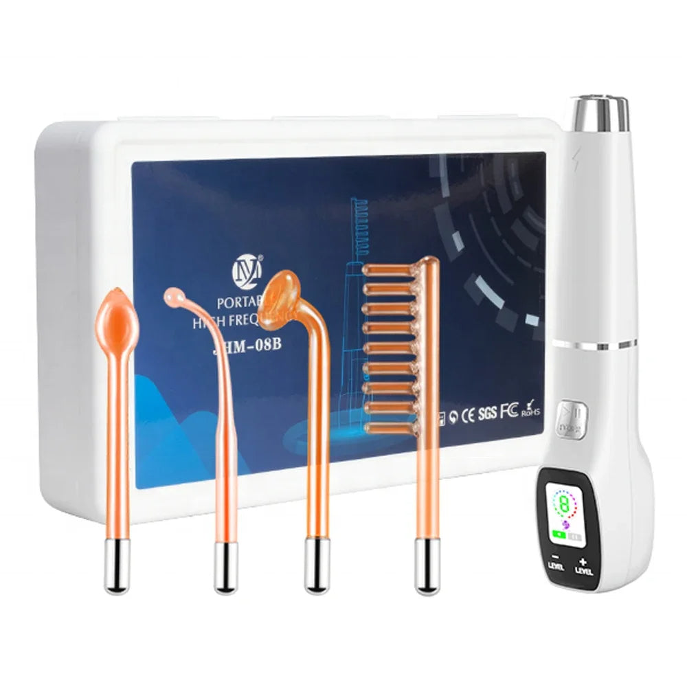 4-in-1 High Frequency Electrotherapy Wand | Anti-Aging Skin Care Device
