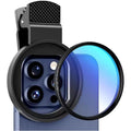 52mm Clip-On CPL Phone Camera Lens Filter – Anti-Glare Polarizing Lens for Smartphones