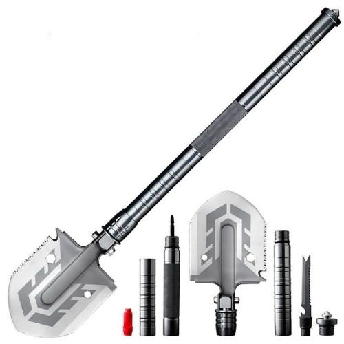 Portable Folding Survival Shovel – Multifunctional Camping & Outdoor Tool