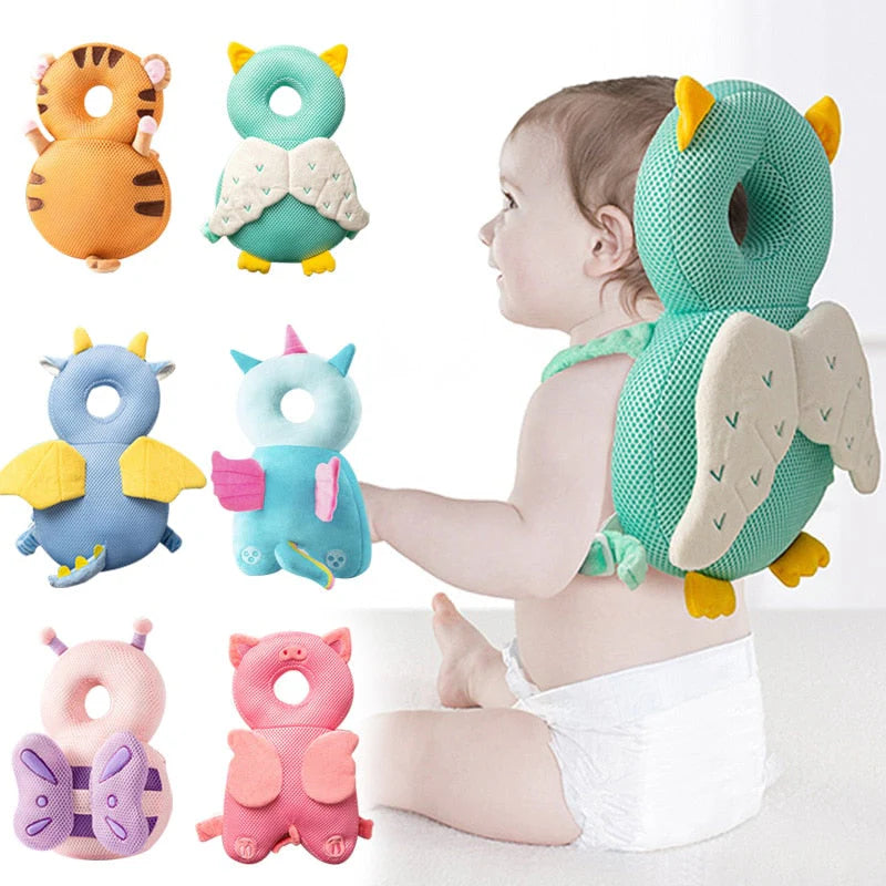Baby Head Protection Pillow Backpack | Anti-Fall Safety Cushion for Toddlers