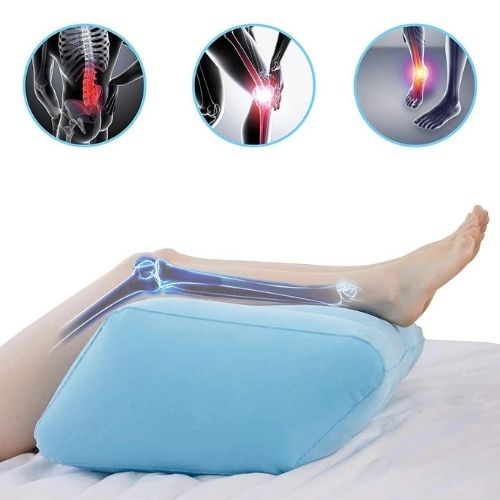 Leg Elevation Pillow – Memory Foam Wedge for Circulation, Swelling & Back Pain Relief