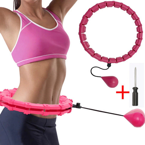 Smart Weighted Hula Hoop | Adjustable Weight & Rope | No-Drop Design for Adults & Kids