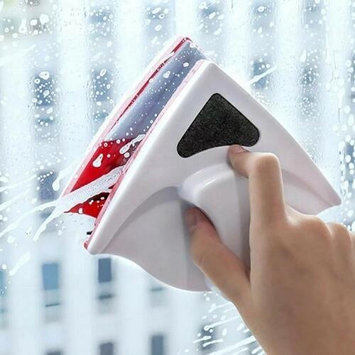 Magnetic Window Cleaner – Double-Sided Wiper | No-Reach High-Rise Cleaning | 4 Glass Thickness Sizes