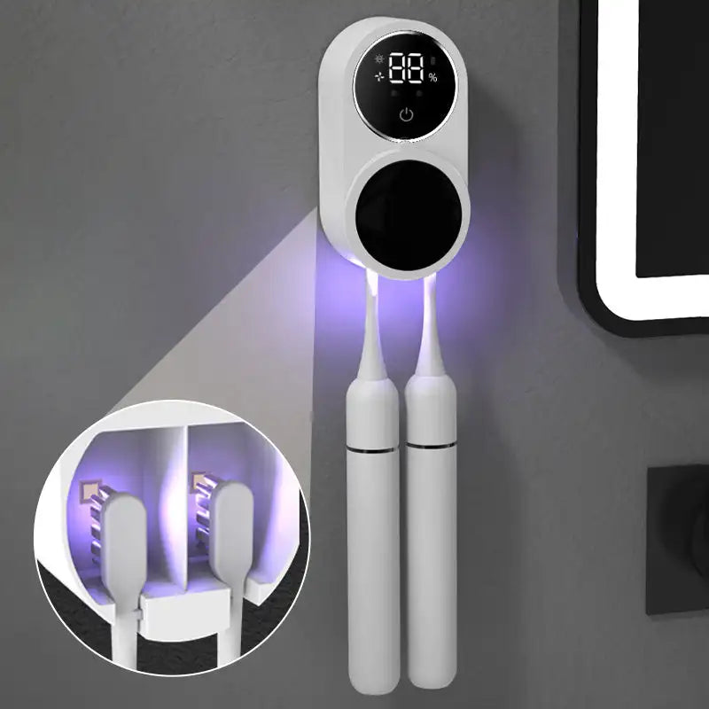 Toothbrush UV Cleaner & Sanitizer with LED Display
