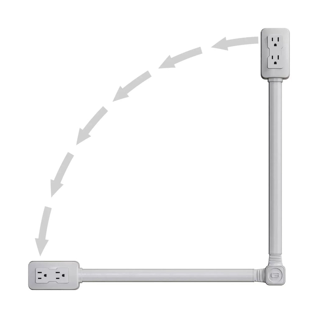 Electrical Outlet Extender – Rotating Plug Adapter for Hard-to-Reach Outlets