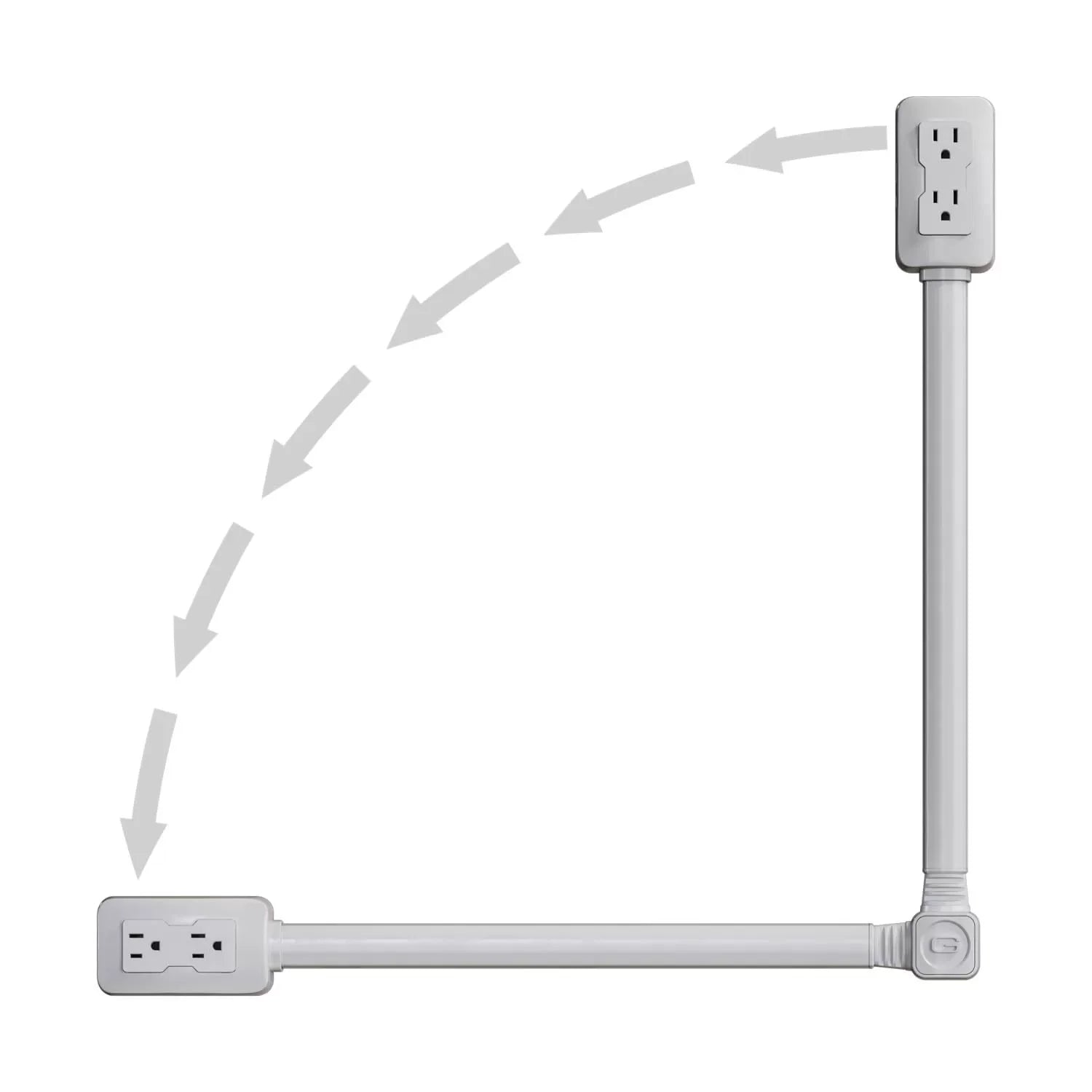 Electrical Outlet Extender – Rotating Plug Adapter for Hard-to-Reach Outlets