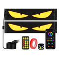 Dynamic Big Eye LED Windshield Display | App-Controlled Animated Car Lights