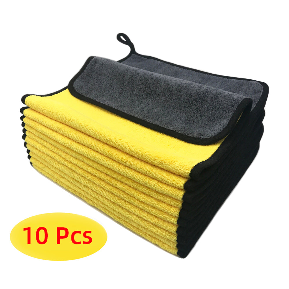 Microfiber Cleaning Cloths for Car – Ultra-Soft, Scratch-Free | 3, 5 & 10 Pack | 3 Sizes