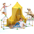 Kids Fort Building Kit – 66 Piece Playhouse Set