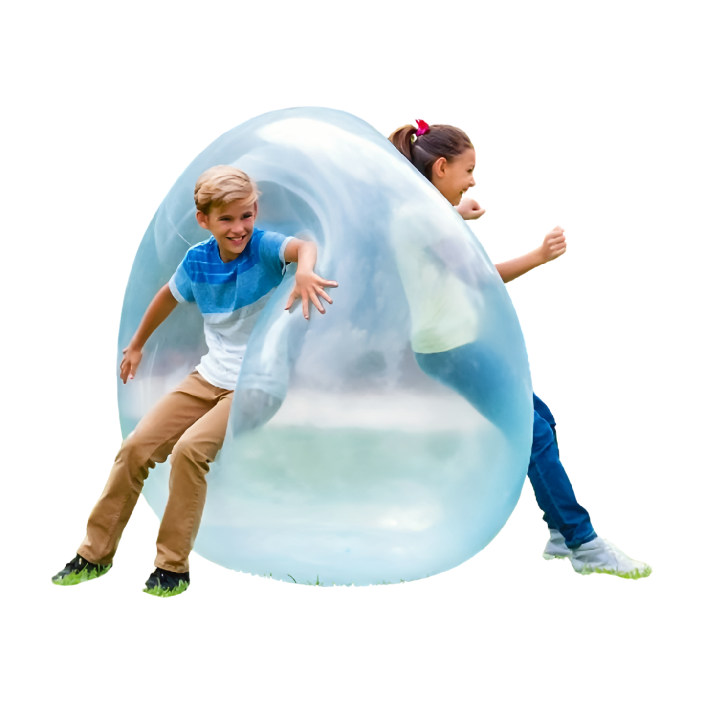 Giant Inflatable Bubble Ball – Kick, Bounce & Sit, 4 Sizes, 4 Colors