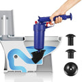 High-Pressure Drain Blaster | Air Powered Drain Unclogger | 4 Sucker Heads