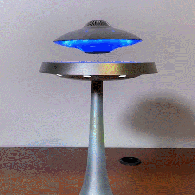 Levitating UFO Bluetooth Speaker Lamp – Floating Wireless Speaker with LED Light