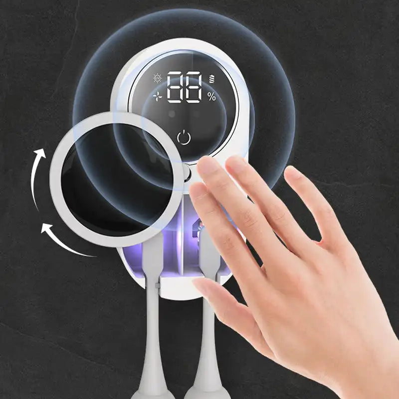 Toothbrush UV Cleaner & Sanitizer with LED Display