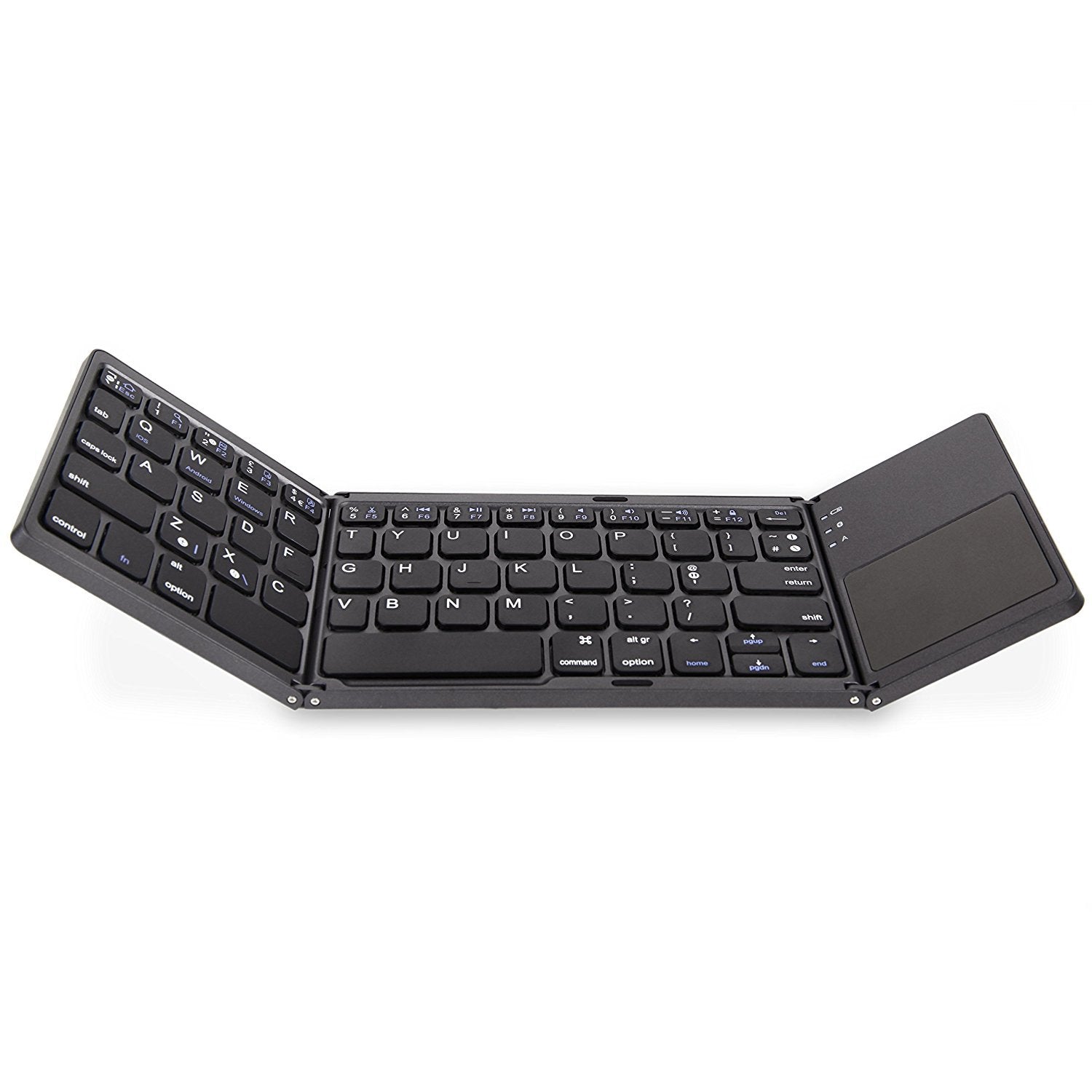 Foldable Bluetooth Keyboard | Multi-Touch Touchpad | Aircraft-Grade Aluminum | Pocket-Sized