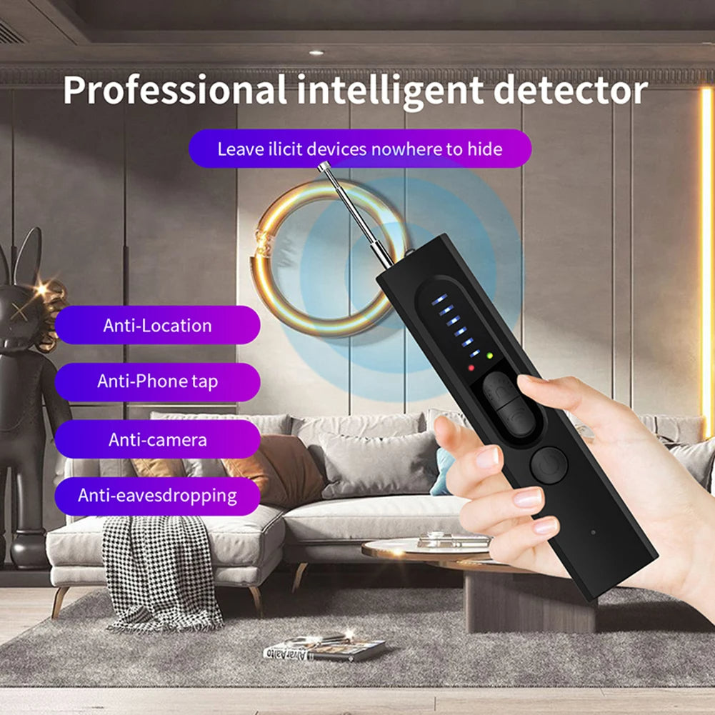 X13 Hidden Camera Detector – Infrared Laser, GPS & RF Bug Finder | 1MHz–6.5GHz | Hotel & Travel Security