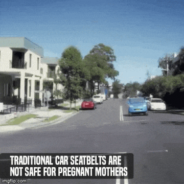 Pregnancy Seat Belt Adjuster – Comfortable & Safe for Pregnant Drivers