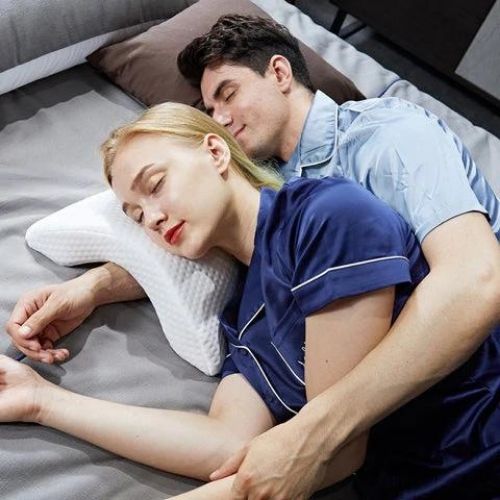 Orthopedic Couples Arm Pillow – Curved Cervical Support
