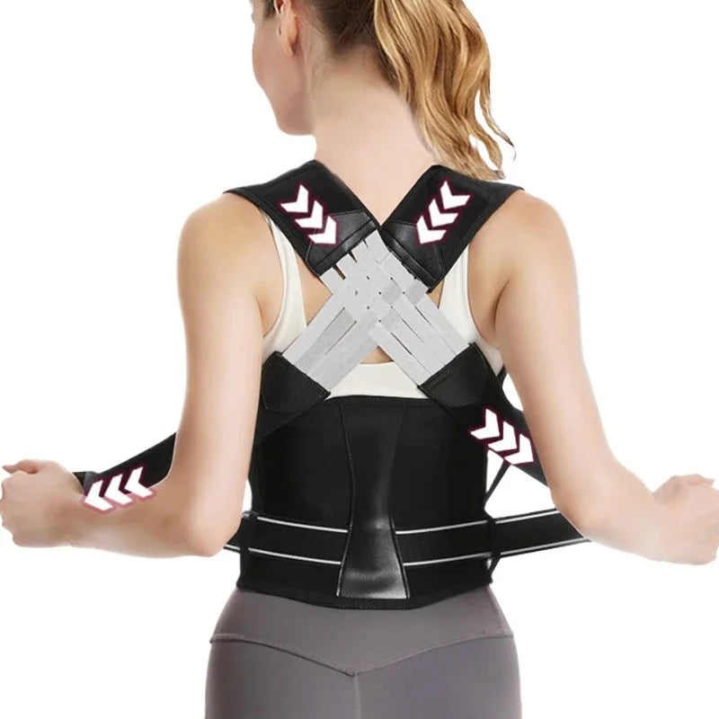 Posture Corrector for Men & Women | Back & Shoulder Support Brace