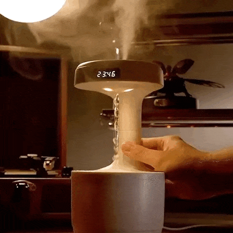 Anti-Gravity Water Drop Humidifier | LED Levitating Effect