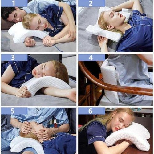 Orthopedic Couples Arm Pillow – Curved Cervical Support