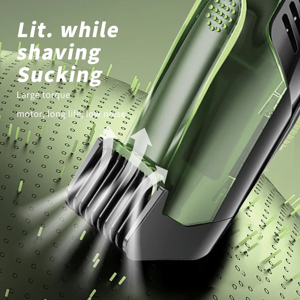 Cordless Vacuum Beard Trimmer for Men | 20 Length Settings