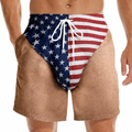 Funny Patriotic Men's Swim Trunks