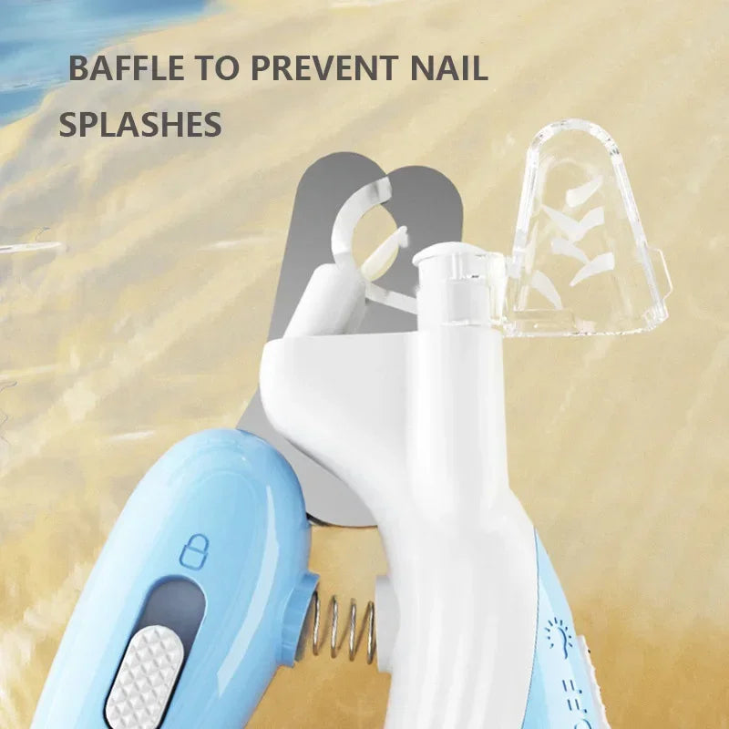 Pet Nail Clipper with LED Light – Safe Trimming for Cats & Dogs, 6 Colors