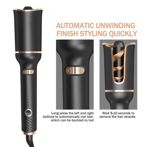 Automatic Hair Curler | Ceramic Curl Chamber | Digital Temp Control