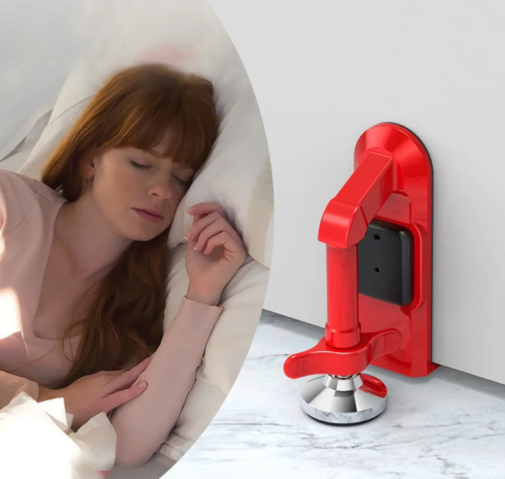 Door Stopper Alarm – TS21 Portable Security Lock | 80dB Alert | Hotel & Travel Safety | Aluminum Alloy