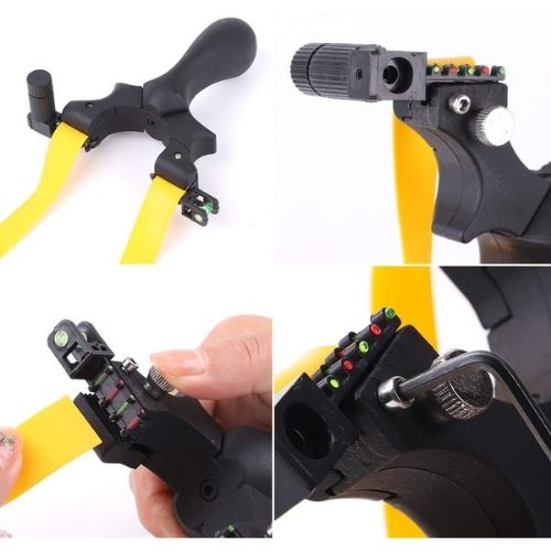 Laser Guided Slingshot | Precision Laser Sight | Ergonomic Recurve Handle
