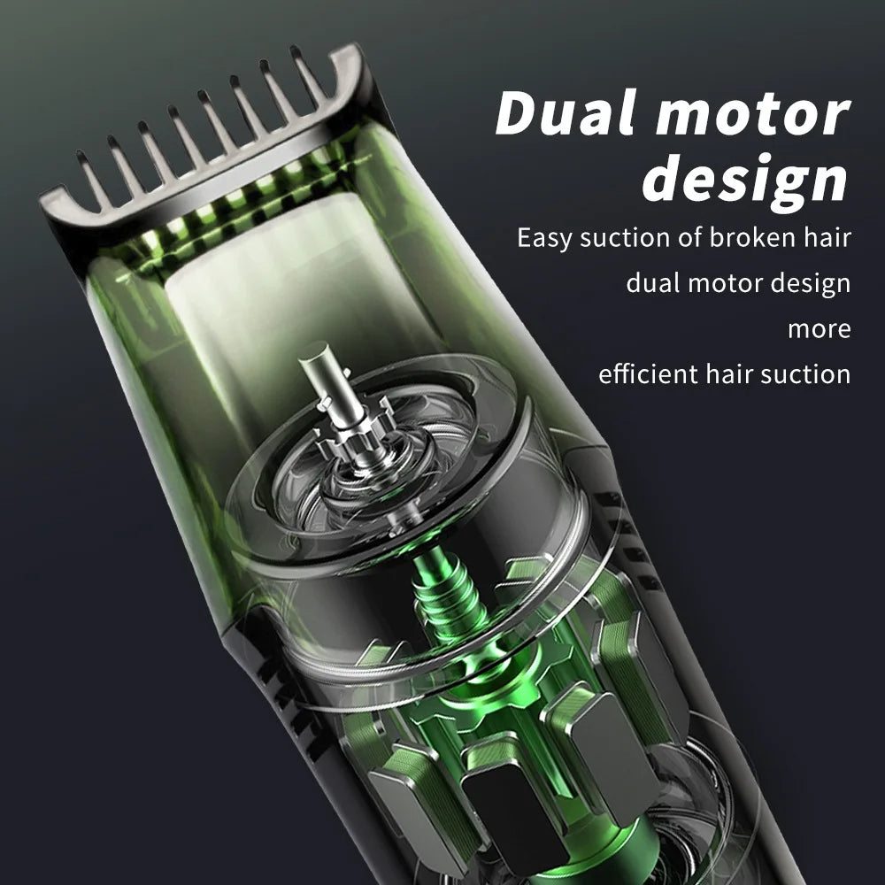 Cordless Vacuum Beard Trimmer for Men | 20 Length Settings