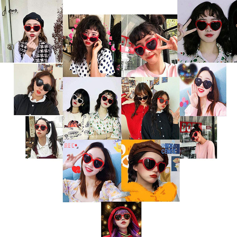Heart-Shaped Diffraction Glasses | Festival & Fireworks Glasses
