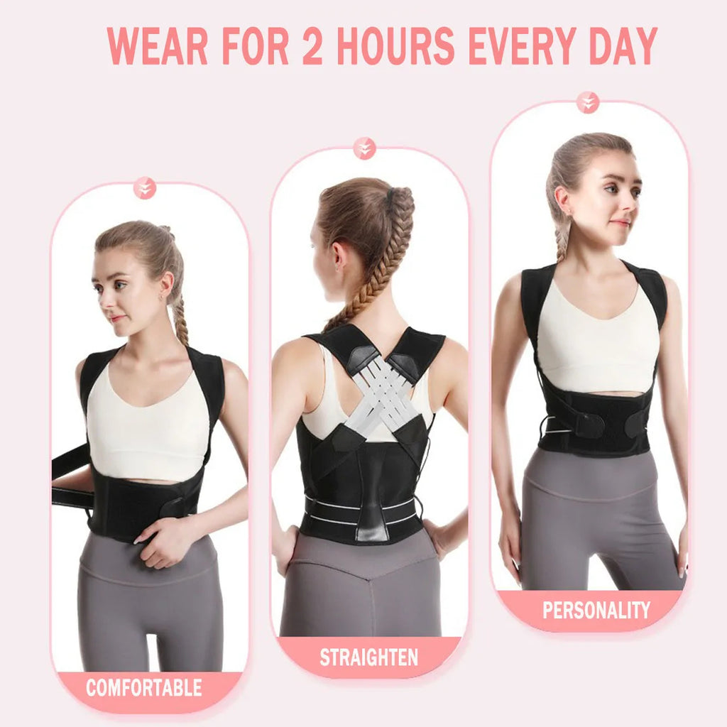 Posture Corrector for Men & Women | Back & Shoulder Support Brace