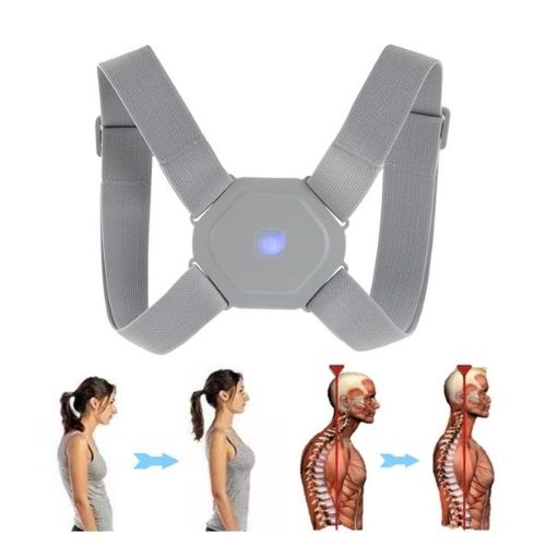 Vibrating Posture Corrector | Smart Vibration Alert | Adjustable Back & Shoulder Brace