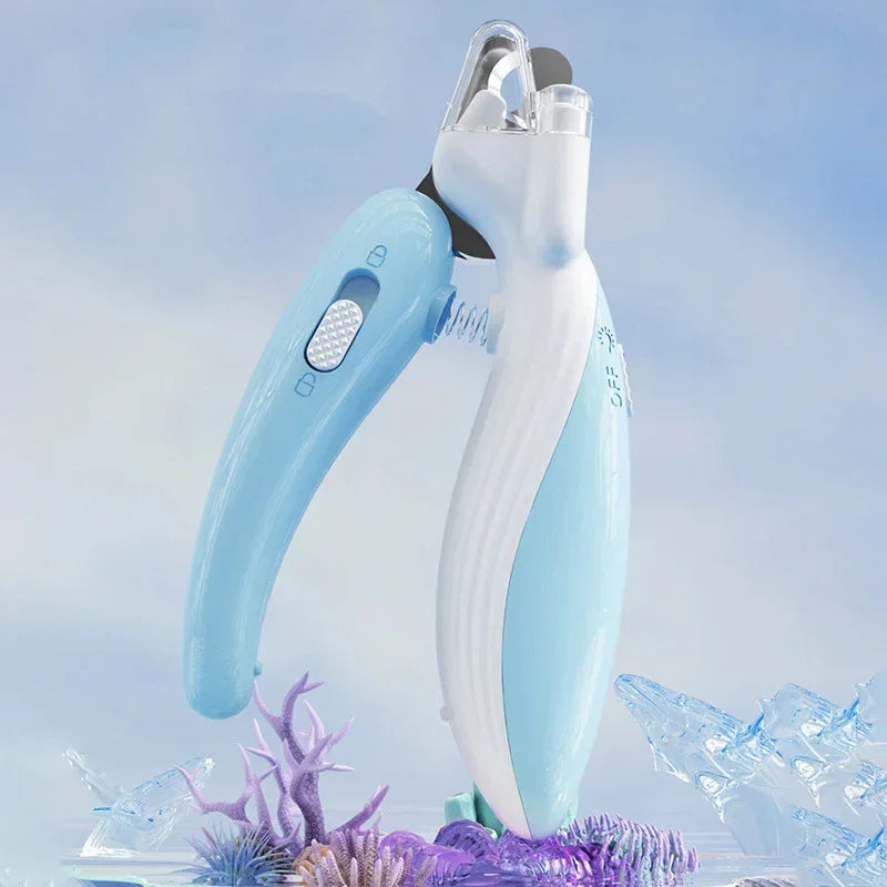 Pet Nail Clipper with LED Light – Safe Trimming for Cats & Dogs, 6 Colors