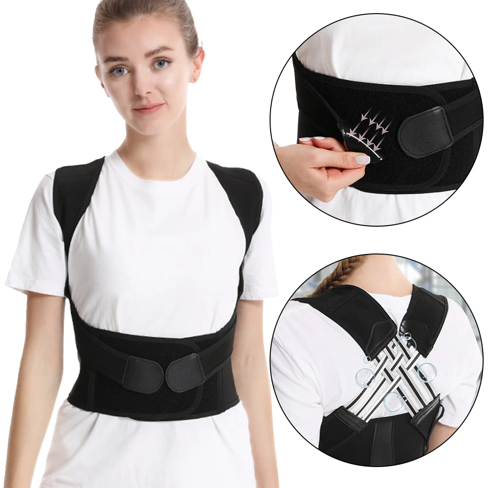 Posture Corrector for Men & Women | Back & Shoulder Support Brace
