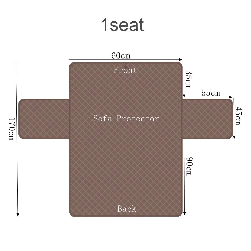 Waterproof Quilted Sofa Cover – Pet & Kid-Proof Couch Slipcover for 1, 2 & 3 Seat Sofas