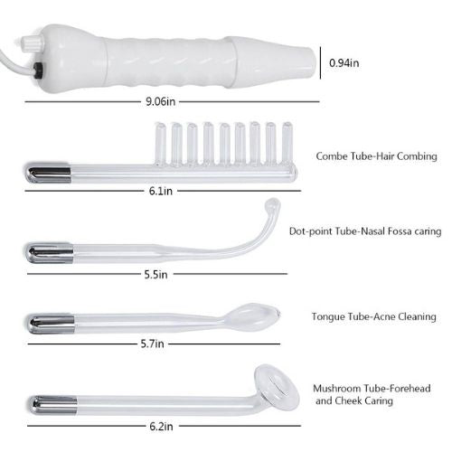 High Frequency Facial Wand | 4-in-1 Electrotherapy Skin & Hair Care Device