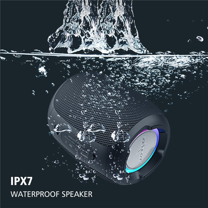 Zealot S53 Portable Bluetooth Speaker – 10W, IPX6 Waterproof | 24H Playtime | Bluetooth 5.0 | Type-C