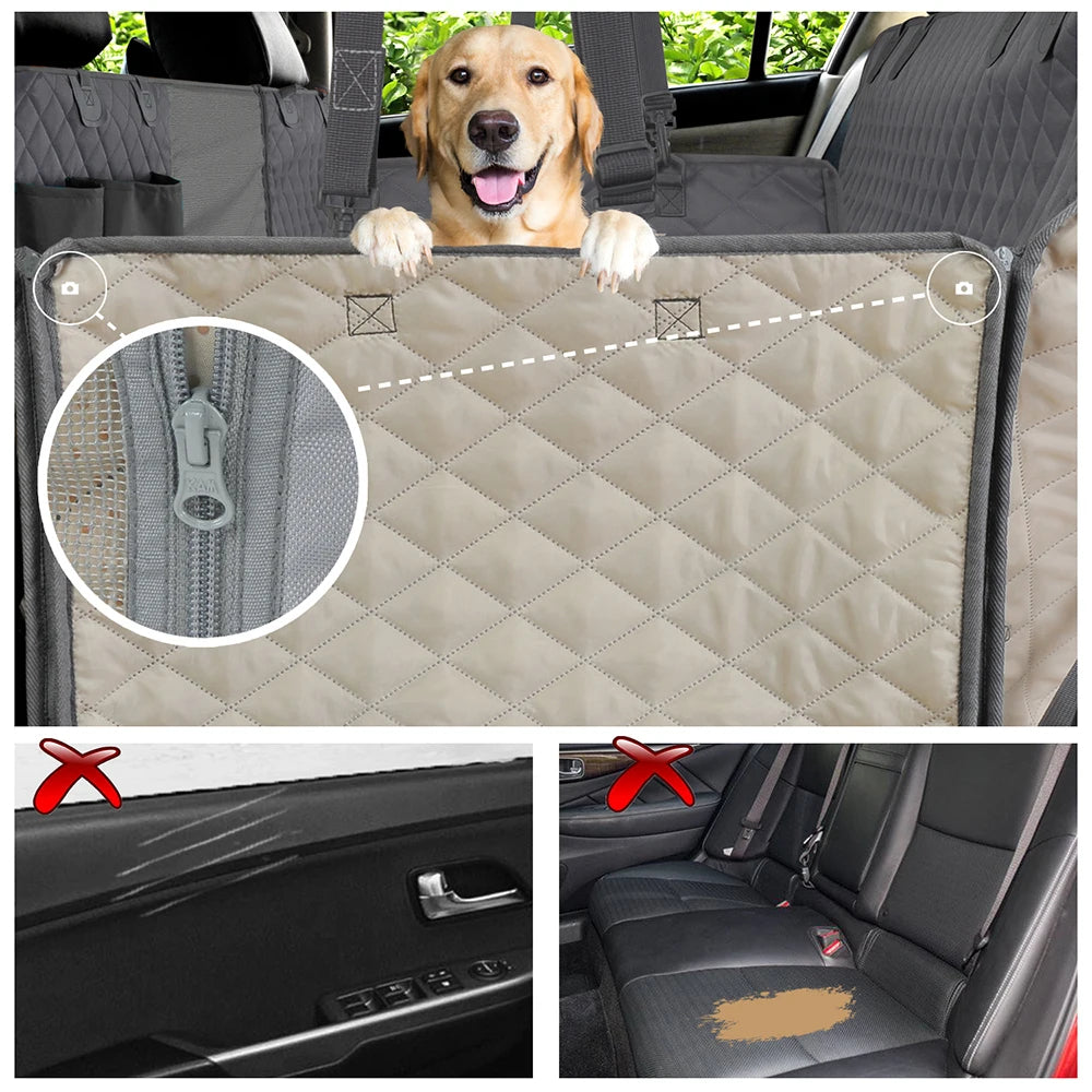 Dog Car Seat Cover | Waterproof Hammock Cover for Cars, Trucks & SUVs
