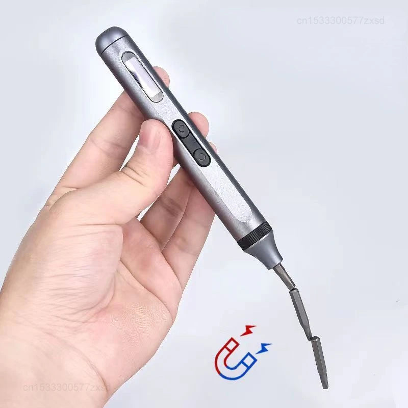 Electric Precision Screwdriver Set – 48 S2 Bits | 170 RPM | LED Light | For Phone, Laptop & Console Repair