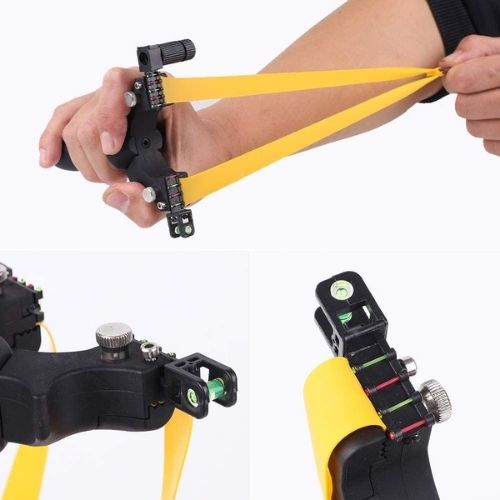 Laser Guided Slingshot | Precision Laser Sight | Ergonomic Recurve Handle