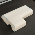 Couples Memory Foam Pillow | Arched Side Sleeper Cuddle Pillow