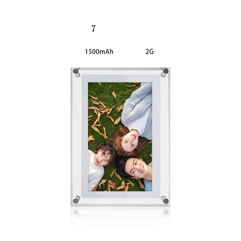 Acrylic Digital Photo Frame | HD LCD Display | 5", 7" & 10.1"