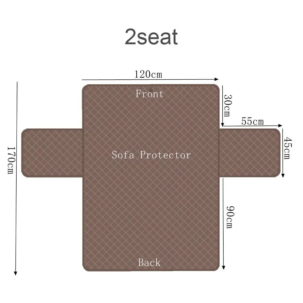 Waterproof Quilted Sofa Cover – Pet & Kid-Proof Couch Slipcover for 1, 2 & 3 Seat Sofas