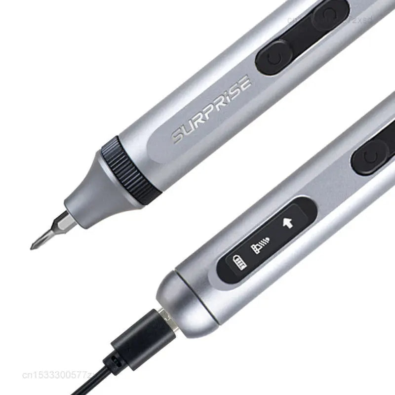 Electric Precision Screwdriver Set – 48 S2 Bits | 170 RPM | LED Light | For Phone, Laptop & Console Repair