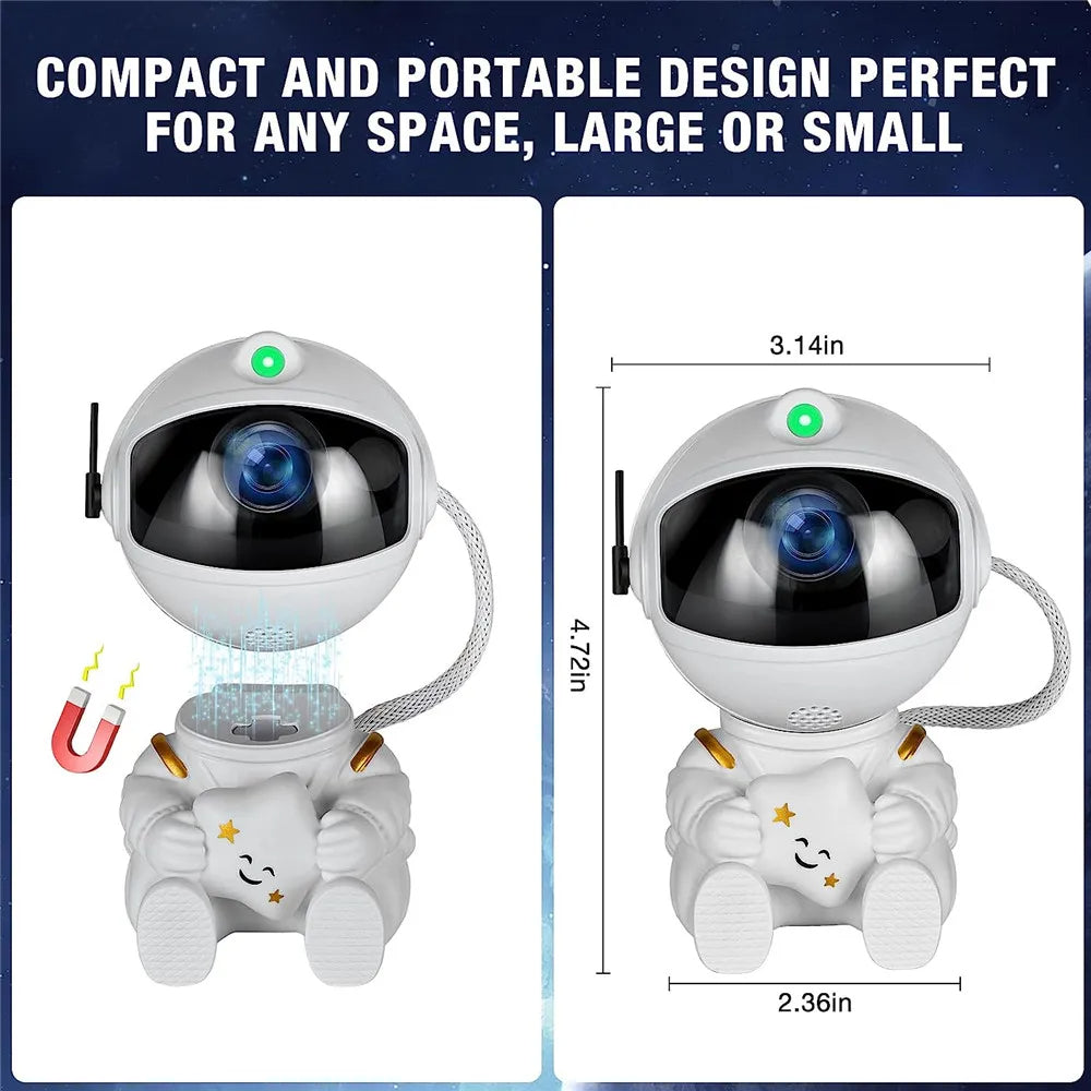 Astronaut Star Projector Galaxy Night Light – LED Nebula Lamp | Kids Bedroom Decor | Gift | 4 Colors